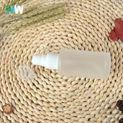 20ml Cosmetic Packaging Container Cylindrical Clear Frosted Glass Spray Bottle