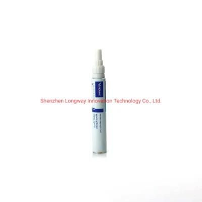 Sterilized Soft Aluminium Packaging Tube with Long Extended Nozzle Applicator Pfizer Type