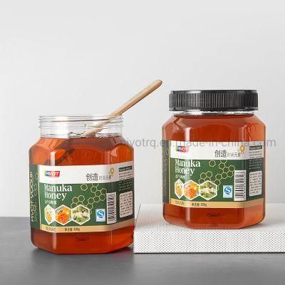 1000g Wide Mouth Bottle Honey Plastic Bottle for Packing Honey Jams