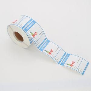 PVC Roll Food Label Sticker Adhesive Package Food Sticker Blank Label