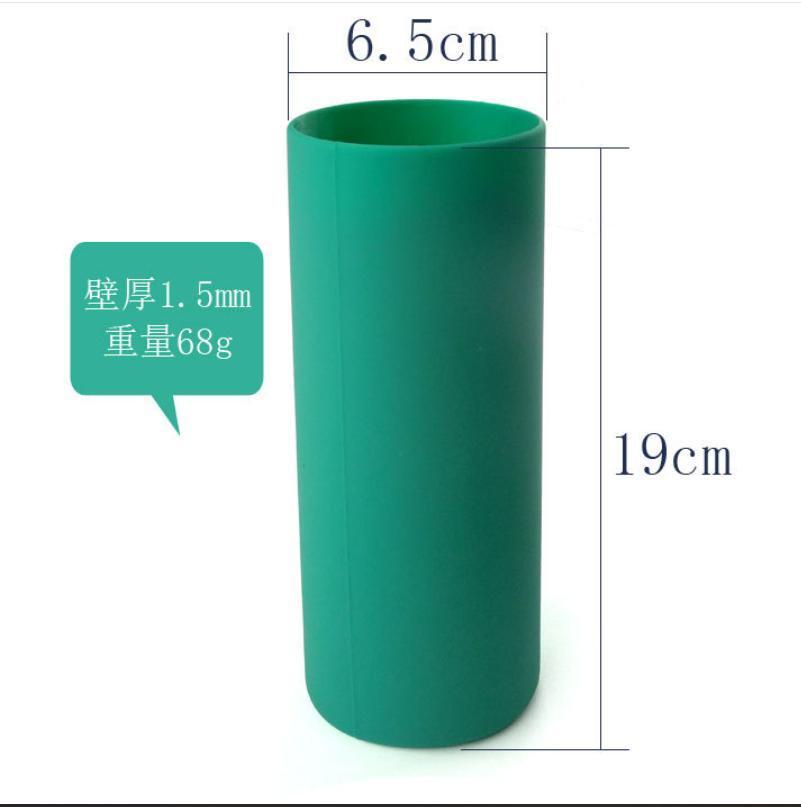 Custom Silicone Tumbler Sleeve Flexible 20oz 30oz Silicone Wrap for Sublimation Tumbler Glass Bottle