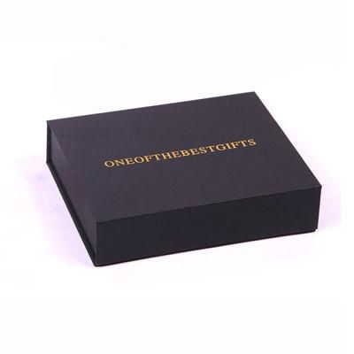 Custom Paper Black Packing Gift USB Box with Interior Packaging