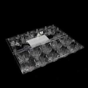 Customized Clear Transparent Blister Food Box Disposable Plastic Egg Tray