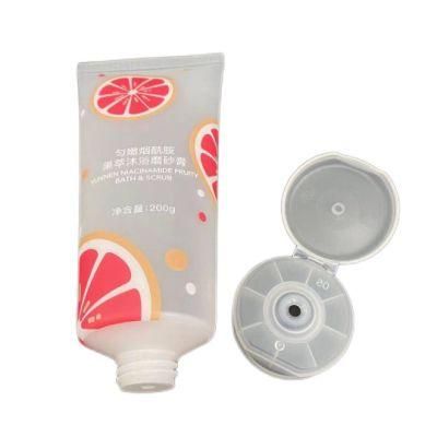 Custom Printing 5ml 20ml 50ml 100ml 250ml Body Lotion Hand Cream Shower Gel Cosmetic Soft Clear Flip Cap Squeeze Tube
