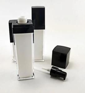 4oz Acrylic Cosmetic Bottle with Black Cap
