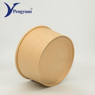 Disposable Paper Bowl Biodegradable Paper Box Salad Bowl Food Bowl