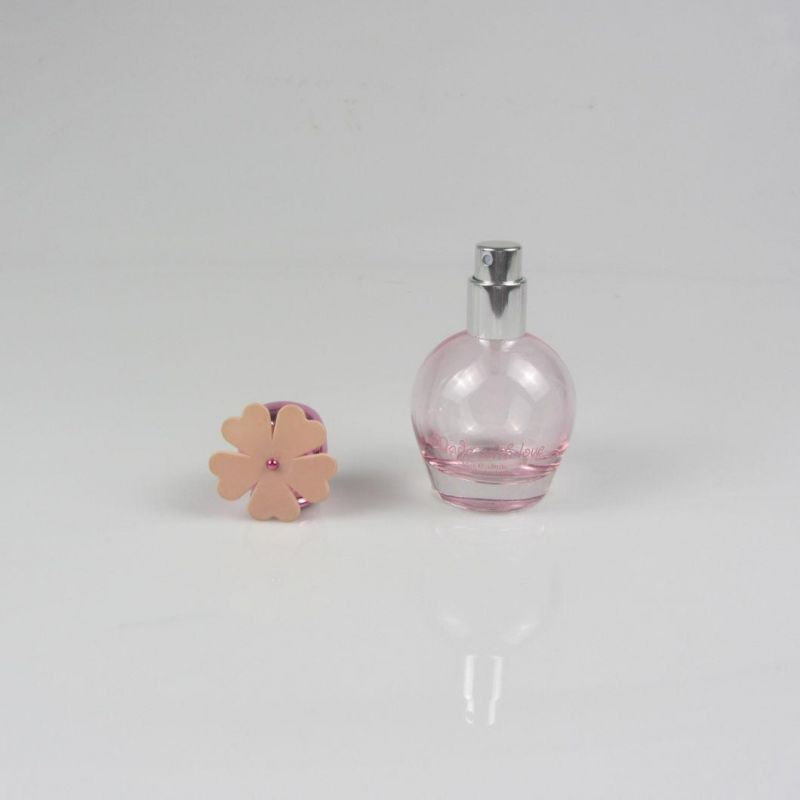 Empty Perfume Oil Glass Bottles with Flower Cap