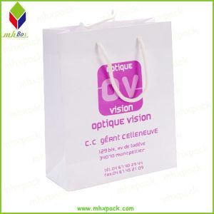 Custom Logo White Cardboard Paper Kraft Paper Shopping Gift Bag