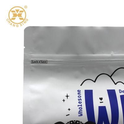 Resealable Ziplock Frosted Matte Plastic Flat Bottom Packaging Pouch Zipper Bag for Milk Powder