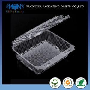 Disposable Take Away Transparent Clamshell Vegetable Packaging Plastic Box Food Container