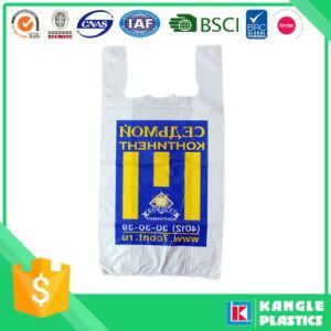 Disposable HDPE/LDPE Plastic Market T-Shirt Bag