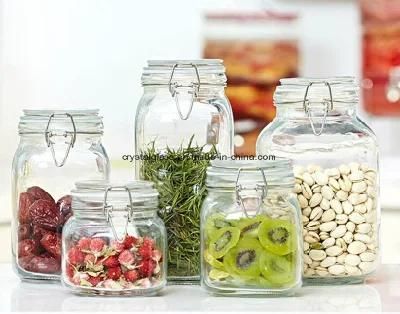 Kitchenware Storage Container with Glass Lid