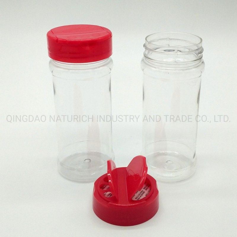 8oz/240ml Shaker Cheap Seasoning Storage Pepper/Salt 9oz Spice Bottle Pet Plastic Bottle