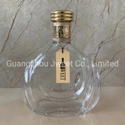 Round Crystal Glass Brandy Liquor Decanter Bottle Wine Glass Bottle