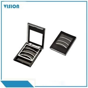 Y134A-1 Black Delicate Unique Shape of Plastic Eyeshadow Cosmetic Packing