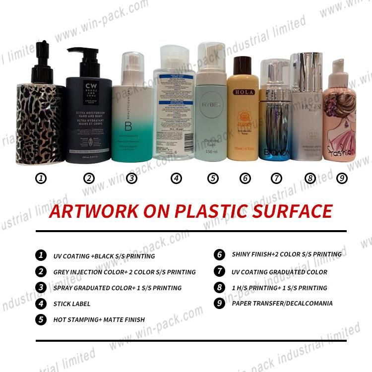 Empty White Plastic PP Airless Pump Bottle Wholesale Custom 30ml 50ml 80ml 100ml 135ml 150ml 200ml