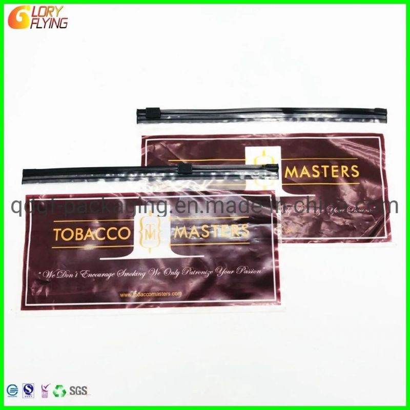 Smelly Proof Food Packaging Plastic Mylar Zipper Bag for Tobacco Packaging