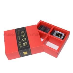 Promotional Pantone Color Printing Red Coated Paper Gift Boxes