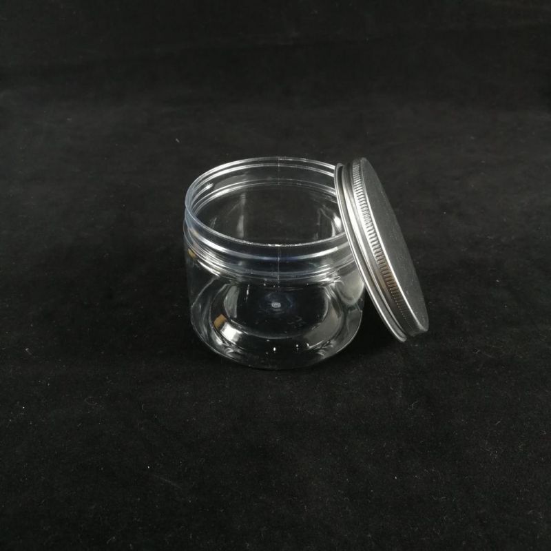 Pet Plastic Food Jar with Aluminum Cap