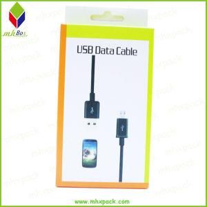 Custom Hanger Data Cable Electronic Prodcut Color Paper Box