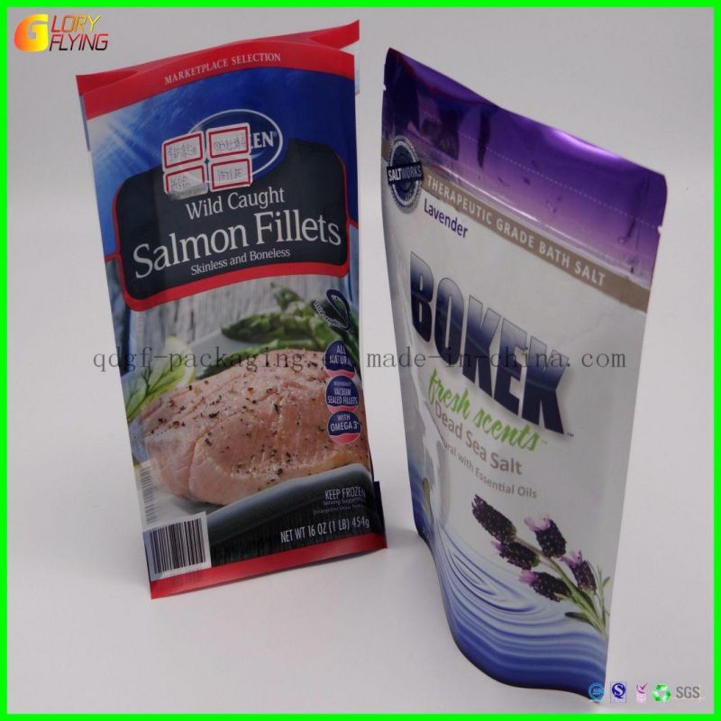 Custom Printed Laminated Bags Plastic Vacuum Bags Frozen Food Packaging Bags.