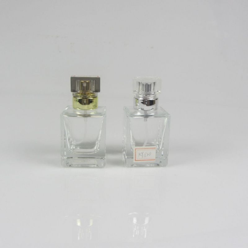 30ml Clear Empty Glass Perfume Bottle with Cap