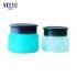 Round Blue Cosmetic Container Plastic Cream Jar Packaging 60g 80g