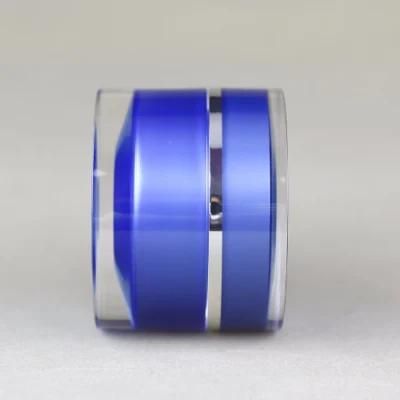 50g Square Acrylic Jar Cream Jar Luxury Jar Blue Jar