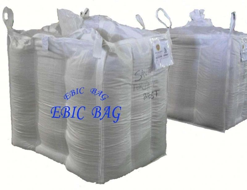 PP Flecon Building Sand Baffle Cubicon Super Sack Ton Jumbo Bulk FIBC Q Ventilated Firewood Fertilizer Cement Packing Woven Big Bag