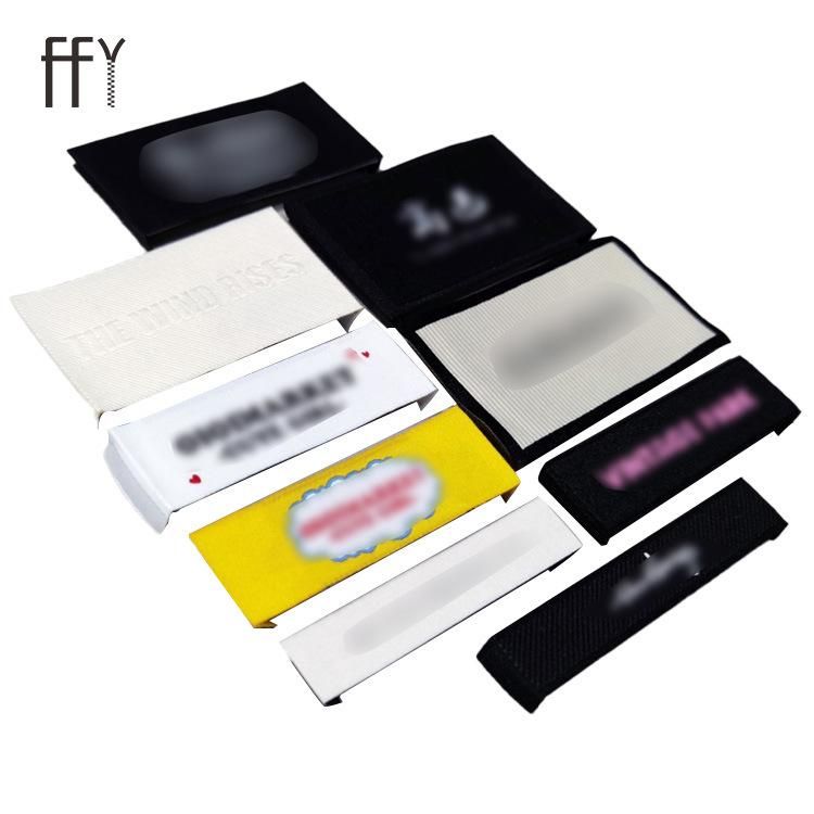 Hot Selling Customizable Size Ffy T-Shirt Woven Mark Label Eco Friendly Colorful 100% Recyclable Printed Cotton Tag for Cloth