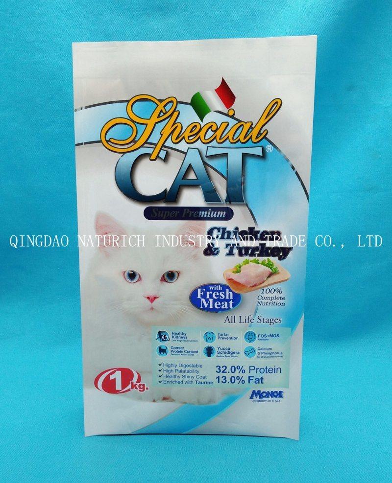 Recyclable Stand up Plastic Cat Litter Bag with Zipper Top Plastic Cat Litter Bag with Handle/Premade Pouch