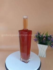 Factory Manufactured Super Clear Glass Bottle /Liquor Bottle/Spirit Bottle