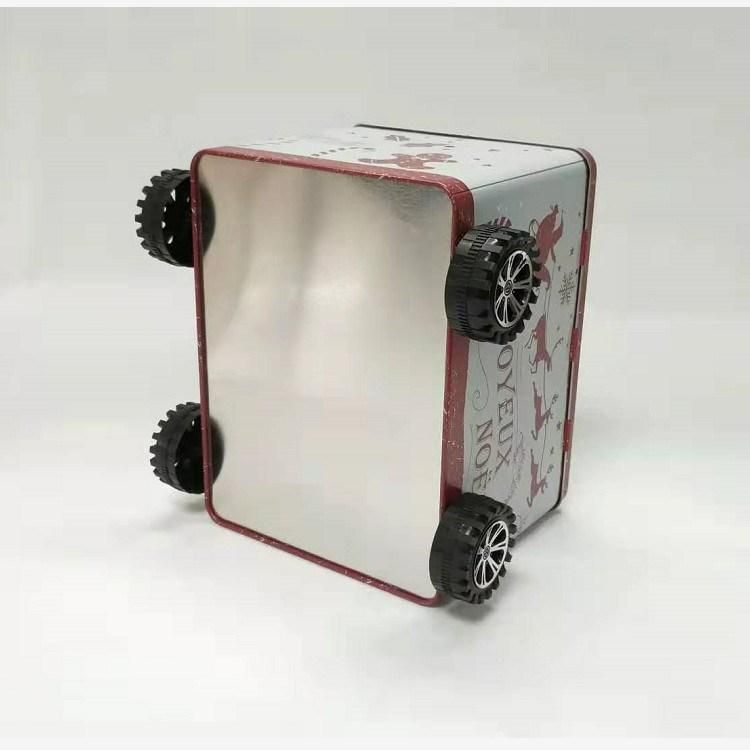 High Quality Candy/ Storage/Packing/Cookies Gift Four Wheel Rectangular Gift Box