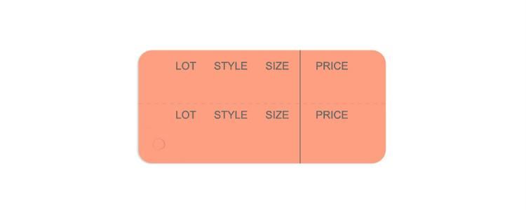 [Sinfoo] Garment Product Information Paper Price Tag (5998-1)