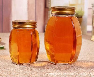 Transparent Sealing Glass Bottle Glass Pickles Jar Honey Glass Jar 500/1000ml