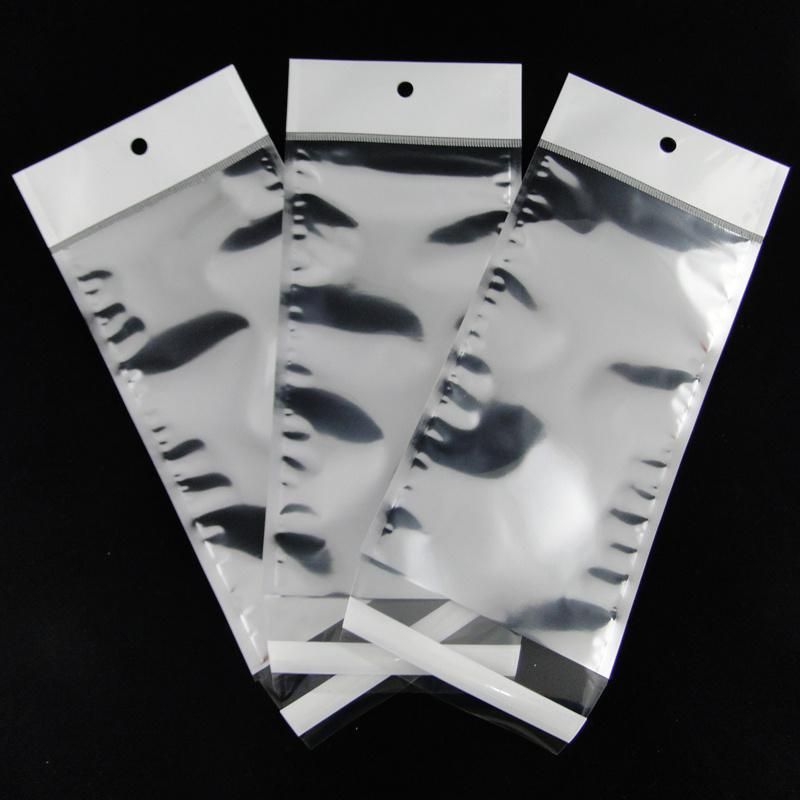 Header Makeup Self-Adhesive Plastic Packing Bag