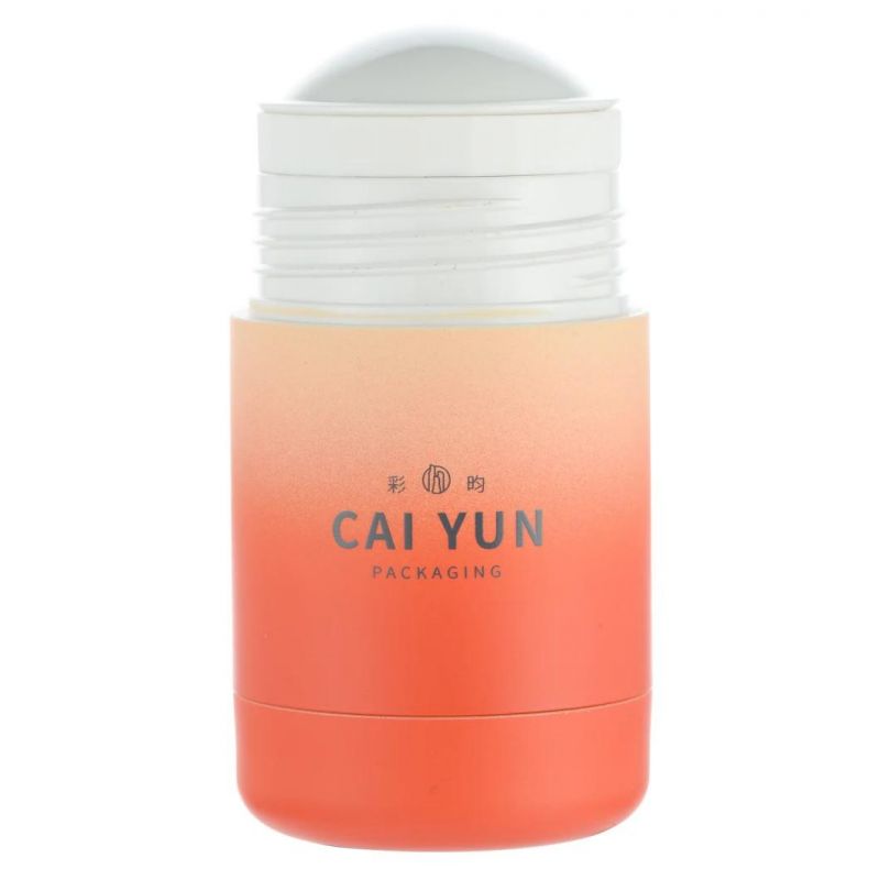 Personal Care Product Gradient Color Holiday Special Plastic Deodorant Container