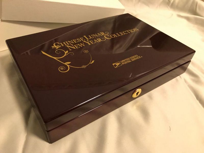 Pink Ring Box Wooden Jewelry Box Custom Wood Factory Direct Supply Custom Logo High Quality Gift Box