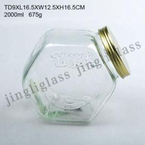 Popular Design Glass Storage Jar / Glass Jar