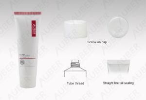 D35mm Red Tail Sealing White Plastic Cosmetic Tube Squeeze Tubes for Skin Care