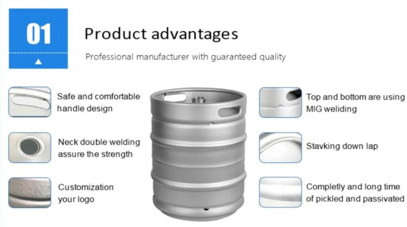 View Larger Imagecustomer Steakhouse New Stackable Beer Barrel Empty Draft Us Standard Stainless Steel Quarter 10L Kegs