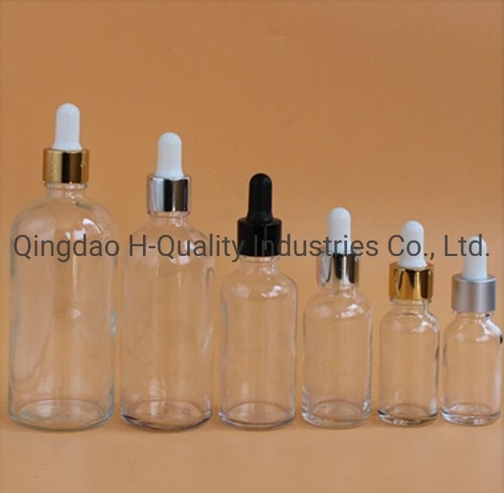 100ml Amber/Blue/Clear Essential Oil Perfume Glass Bottles with Screw Caps