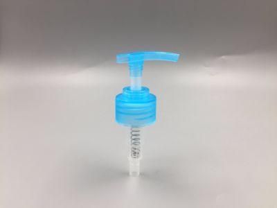 28 410 Transparent Color Ribbed Lotion Pump for Bottle