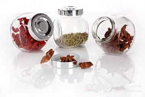 Hot Sale Clear Empty 380ml Glass Candy Jars with Caps
