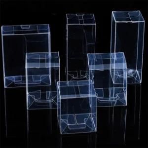 Custom Packaging Clear PVC Pet Transparent Foldable Plastic Box