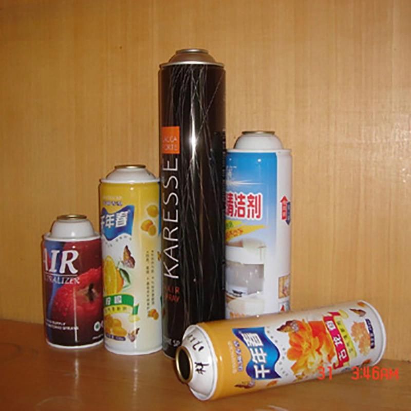 Empty Aerosol Tin Cans, Metal Can Plain Aerosol Tin Cans, White Coating Aerosol Tin Can for Aerosol Spray Products