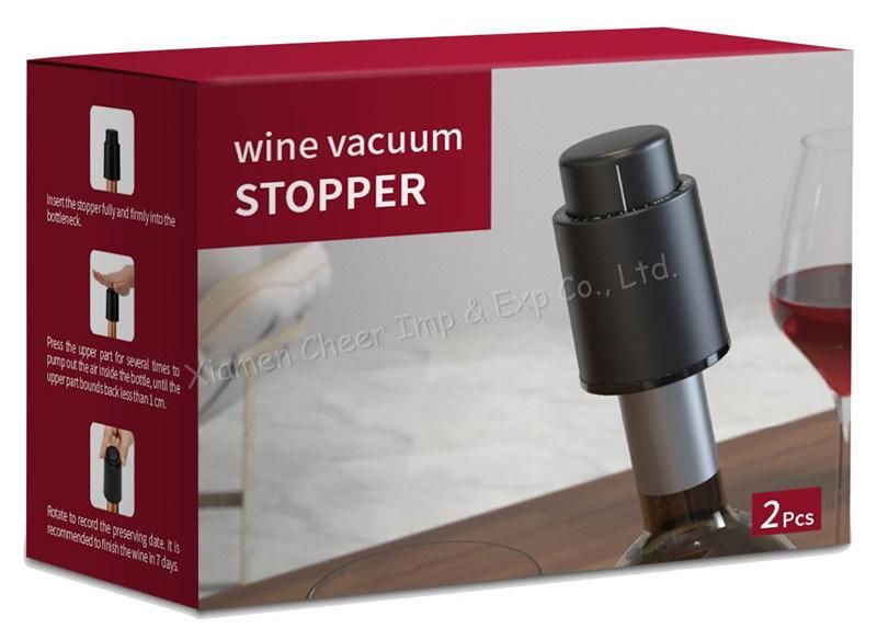 ABS Black Vacuum Preservation Wine Stopper