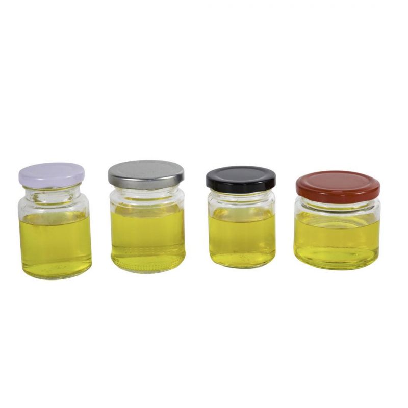 200 Ml Square Jam/Chutney Jars with Gold Lids