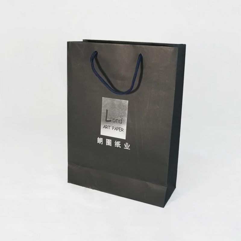 China Wholesale Thick Kraft Paper Hand Bag Gift Bag Packaging
