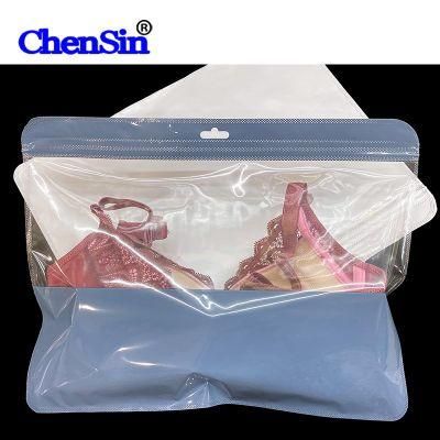 Frosted Large Size Zipper Bag Plastic Clothing Packaging Bag